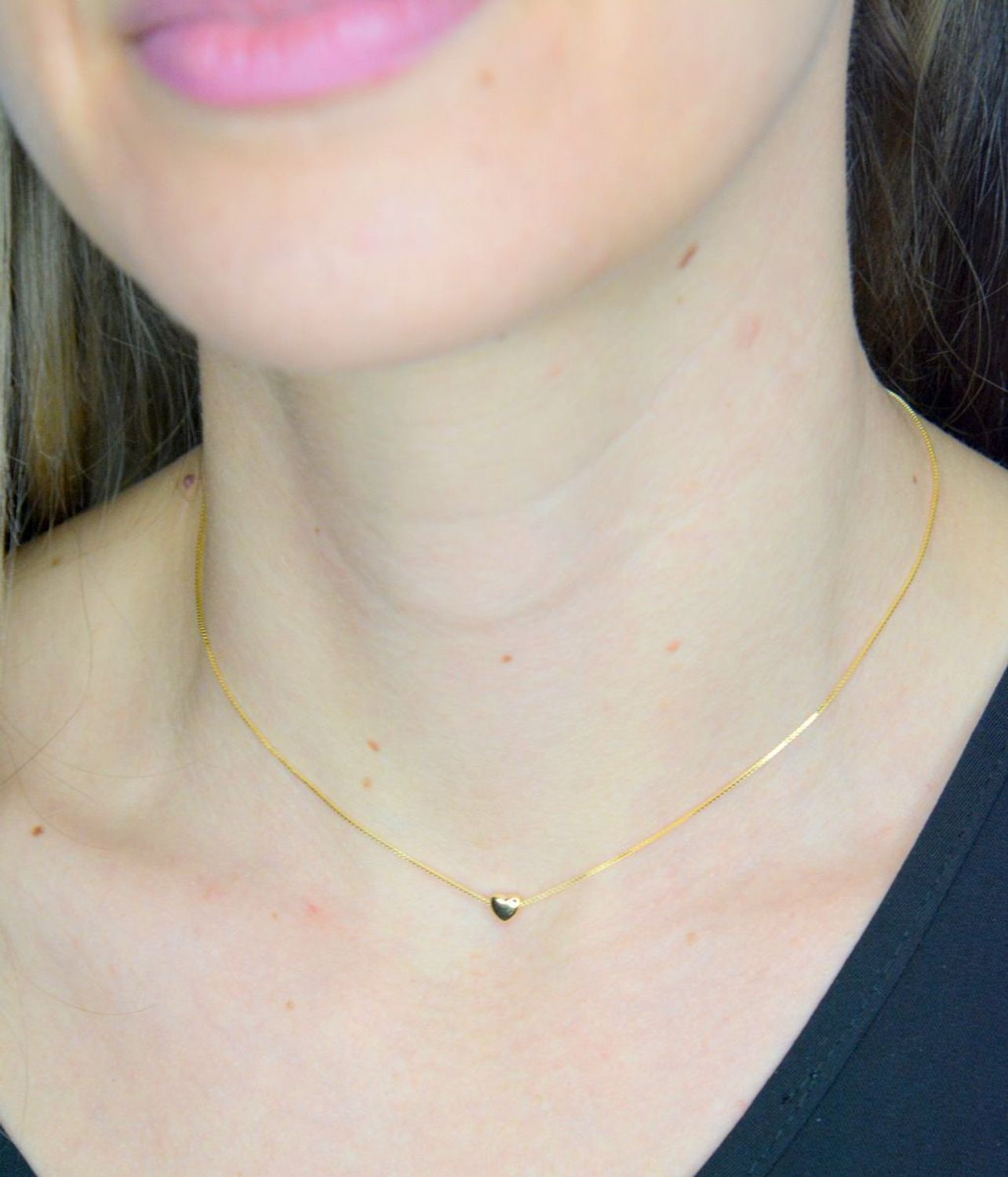 Naszyjnik damski srebrny pozłacany z serduszkiem Armonica Nomination 241304 006.png